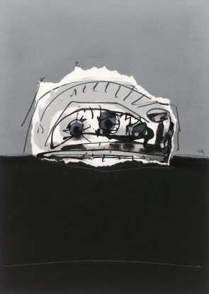 Antonio Saura, El perro de Goya, 1975
